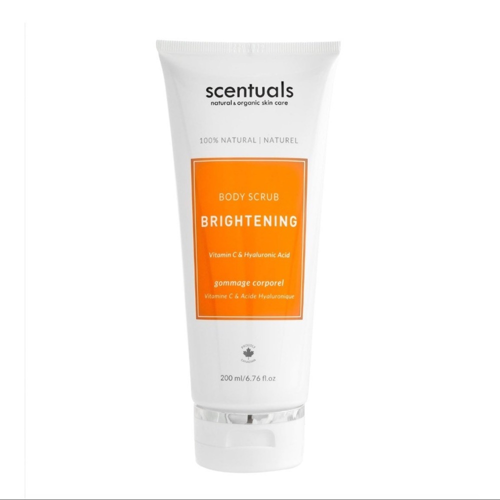 SCENTUALS NEW SEALED Brightening Body Scrub  6.76 oz